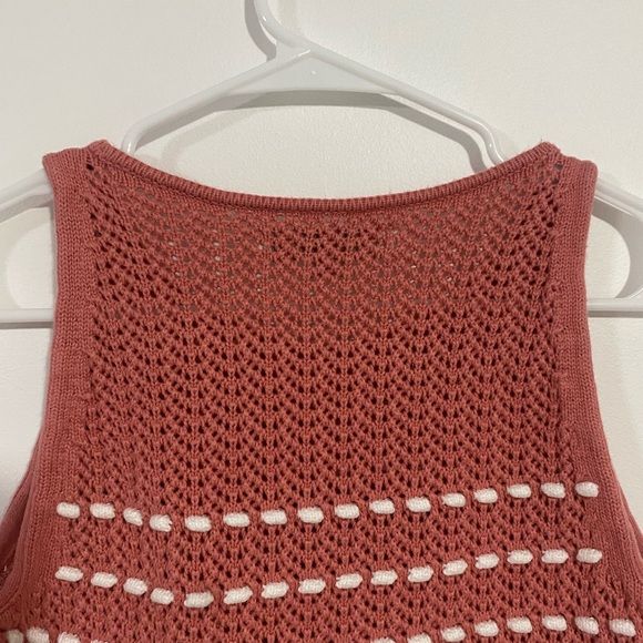 Loft Coral Knit Sweater Tank Top - Picture 5 of 7